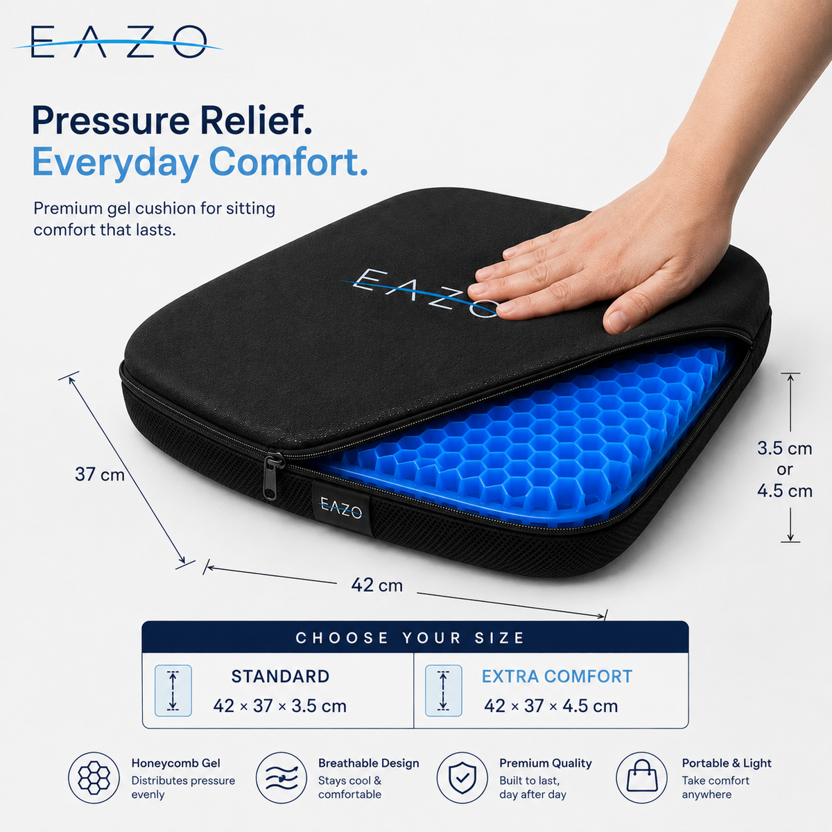 EAZO Air Grid Seat Cushion