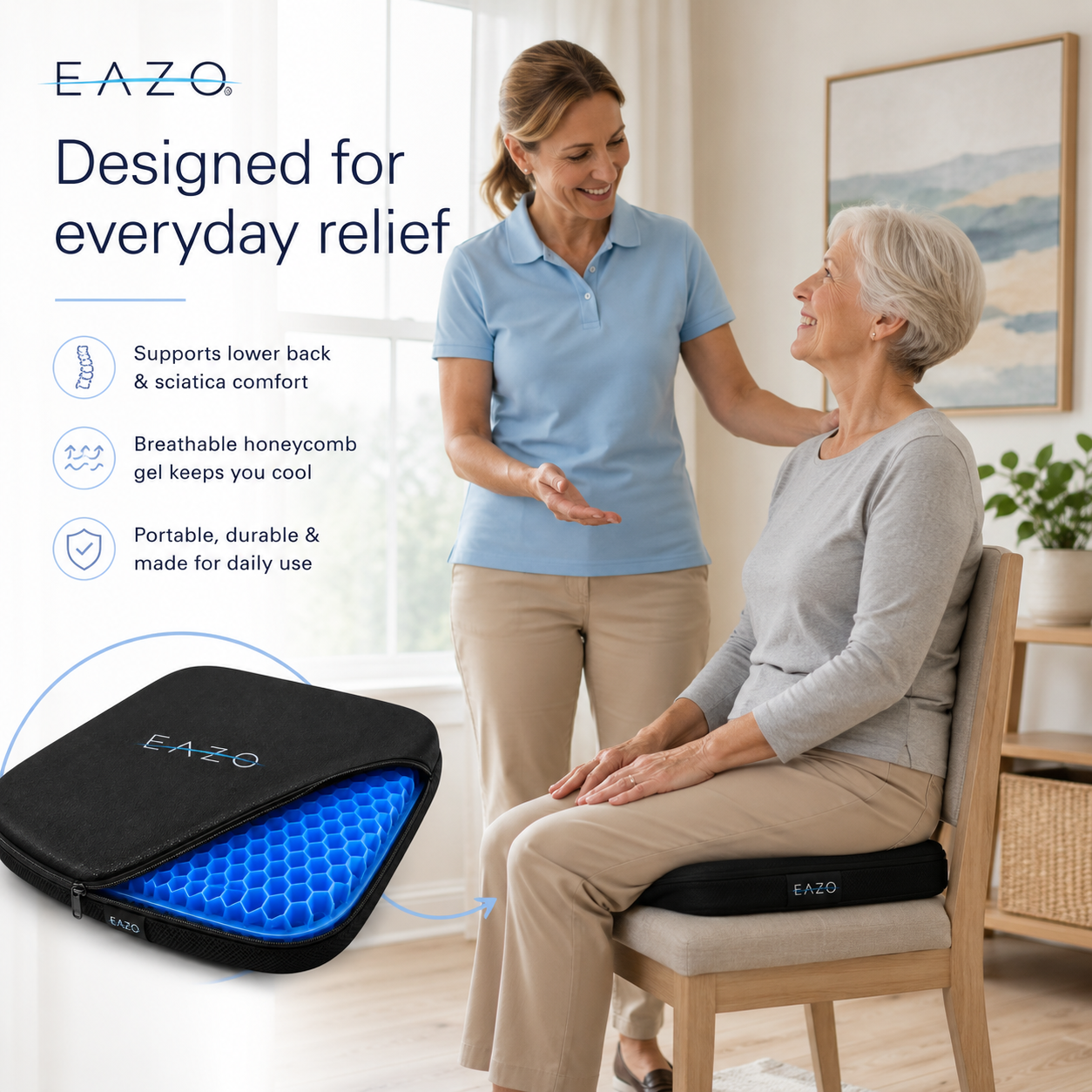 EAZO Air Grid Seat Cushion